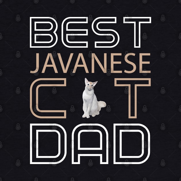 Best Javanese Cat Dad by AmazighmanDesigns